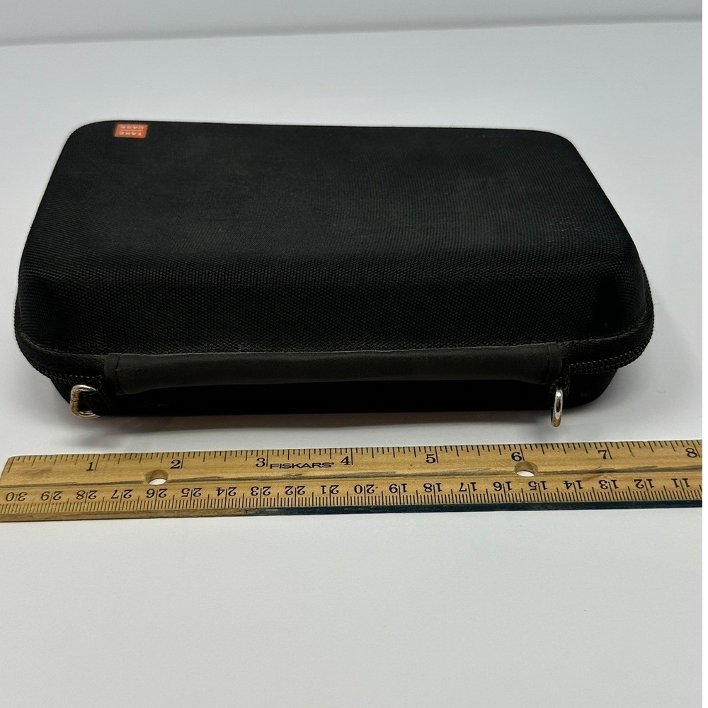 TakeCase Nintendo Switch Carrying Case Black Orange Hard Shell Travel Organizer - Picture 5 of 7